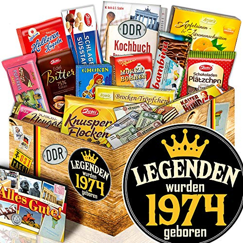 Legenden 1974-50. Geburtstags Geschenk für Sie - Schokolade Geschenk DDR
