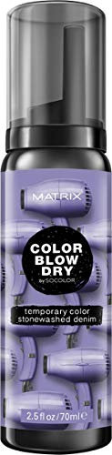 Matrix Hair colouration colour blow dry temporary colour stonewashed denim