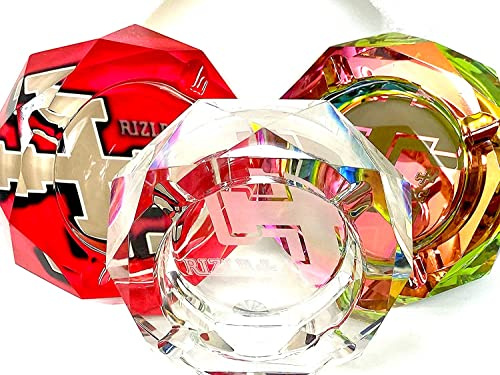 Rizla Crystal Glass Ashtray, Clear