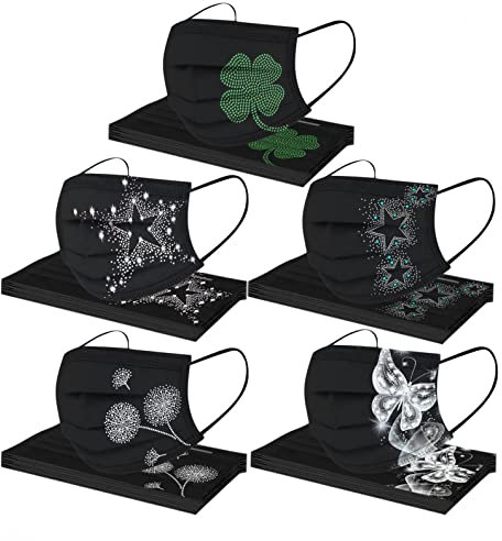 MEIYOUMK 50 Stück Mundschutz Erwachsene, Blumenmotiv Mund Nasenschutz MNS Halstuch Mund und Nasenschutz, Multifunktionstuch Atmungsaktiv Bandana, 3-lagig MNS Face Halstuch Schals für Damen und Herren
