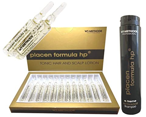 placen formula hp Ampullen gegen Haarausfall + 250ml extreme Activator Shampoo WT Methode