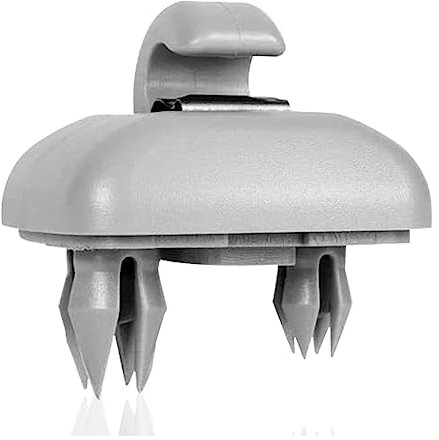 JNNJ Auto Sun Visor Clip, Clip Interior de la Visera del Coche, Reemplazo Clip, Clip de Gancho para Parasol de Coche, Accesorios para Coches, Para la Mayoría de los Coches y SUV(Gris)