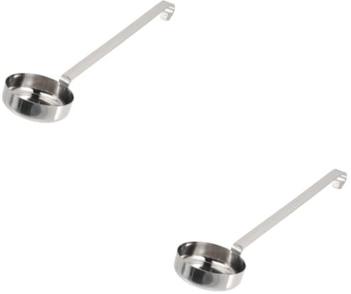 COLLBATH 2pcs Sauce Spoon for Pizzas Multi-Purpose Spread Ladle for Family Kitchen