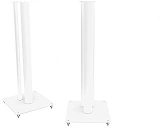 Q ACOUSTICS Q FS50 Speaker Stand Pair - Compatible with 5010, 5020, 3010i, 3020i, Q M20, Concept 30, 3010c, 3020c & Q Active 200 - Sturdy Steel Floor Mounts for Home Theater Surround Sound (White)