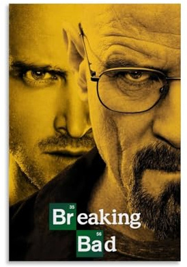 Yuangoes Breaking Poster Bad Movie Vintage Film Cover Music Posters for Room Aesthetic Canvas Wall Art Bedroom Decor12x18inch(30x45cm)