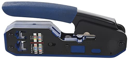 Asyduey Rj45 Herramienta Red Crimper Alicate Pelacables Alicate para Rj45 Cat6 Cat5E Cat5 Rj11 Rj12 Conector