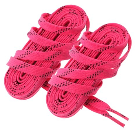 BESPORTBLE Lacet Patin A Glace Ciré pour Hockey, Lacets de Chaussures en Polyester Résistants à l'usure, Faciles, Patinage Glace,