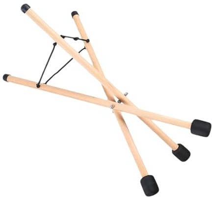 WEKADRIN Zungentrommelständer Klappbar aus Stahl mit Rutschfesten Gummifüßen für Bühnen und Studioeinsatz Tragbarer Percussion Instrumentenhalter für Musiker