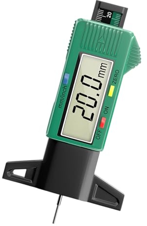 Dimensione robusta della tasca del tester di profondità dei gradini della gomma di Digital della costruzione dell'ABS per lo stoccaggio e il calibro