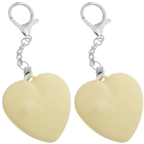 GATHINESS 2 Unidades Luces LED Táctiles para Bolso Forma de Corazón, Luz Amarilla Recargable, Mini Linterna para Bolso de Mano, Adecuado para Iluminación Nocturna y Obsequio San Valentín