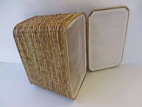 fantasie d oriente Cesto Baule PORTABIANCHERIA Vimini Rattan CM62 X40X45 H Porta Biancheria Baule