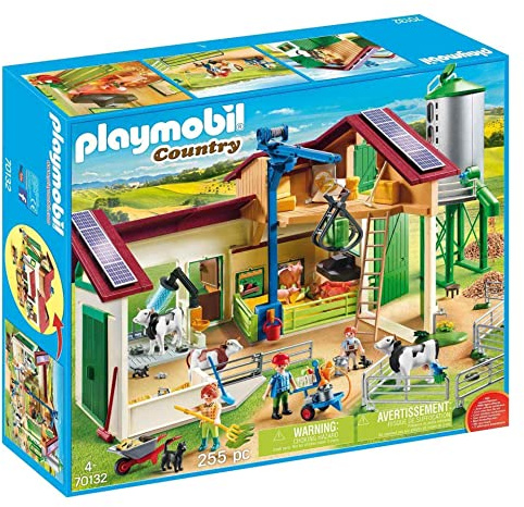 PLAYMOBIL Country 70132 Granja con Silo, A Partir de 4 años