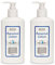 2 x Nuage Moisturising Aqueous Cream Lotion Pump Dispenser 250ml