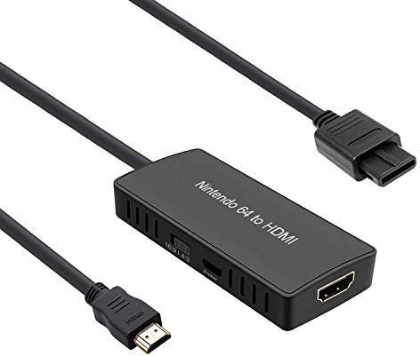 ZUZONG HDMI Cable for N64, Support 16:9/4:3 Conversion, N64 to HDMI Converter Adapter, Composite with N64/ Gamecube/SNES
