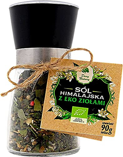 Sal del Himalaya en un molinillo de hierba BIO 90 g - DARY NATURY