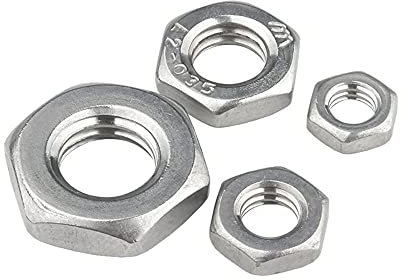 304 Flache dünne Sechskantmutter aus Edelstahl, Schließschraube, M4M5M6M8M10M12M14M16-M30-M30*1pc