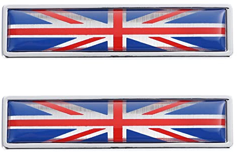 iplusmile National Flag Coche Calcomanía Pegatinas Metal Reino Unido Indicador Ventana Etiquetas Engomadas de World Country Partido Auto Car Truck Emblema Decoración Decoración
