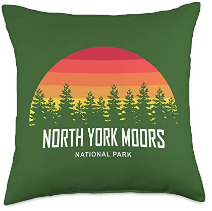 North York Moors National Park Throw Pillow