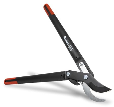 KAMIKAZE KM760 Sécateur à Deux Mains pour Arbres – Système Multiplicateur de Force pour Coupe de Branches jusqu’à 30 mm – Lames en Acier avec Revêtement Téflon, Poignées Ergonomiques, Longueur 56 cm