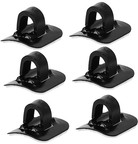 GAROZATION 8sätze Cable Clip Halterung Teiliges Starkem Kleber Für Fahrradzuleitungen Kabelklemme Für Verschiedene Oberflächen Und Kurven Für Und Rennrad