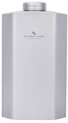 Boundless Voyage Ti3004D - Bottiglia d'acqua in titanio, 2,5 l, grande capacità da campeggio, per palestra, fitness, viaggi