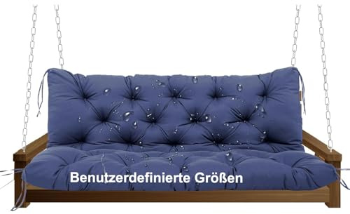 WLXFF CojíN De Banco para Silla De JardíN, CojíN De Asiento para Columpio De Hollywood, CojíN Impermeable para Hamaca De JardíN, para Patio, JardíN