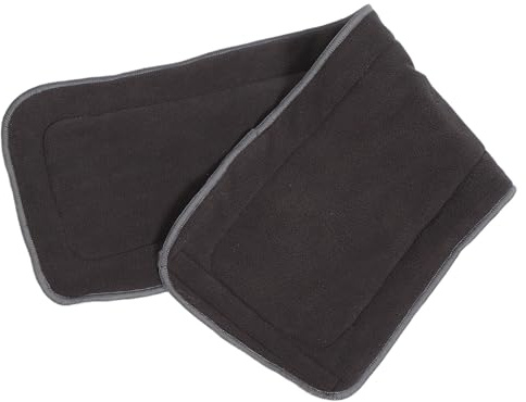 Hoement Coussinets Absorbants Lavables Bambou pour Couches à Poche Inserts Couches pour Protection Nocturne pour Adultes et Seniors