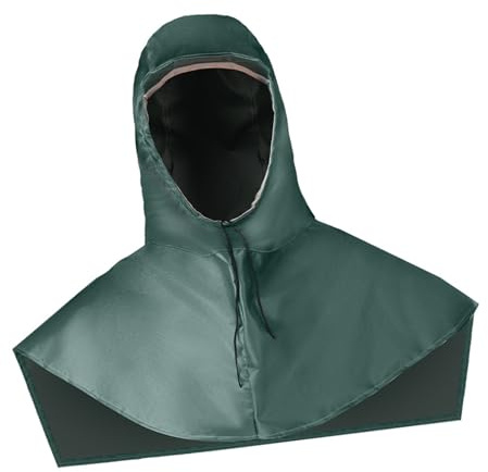 Full Coverage Adjustable Waterproof Hoods Cover for Head and Shoulder Protected During Industrial Tasks and Outdoor Labor Drawstring Hoods