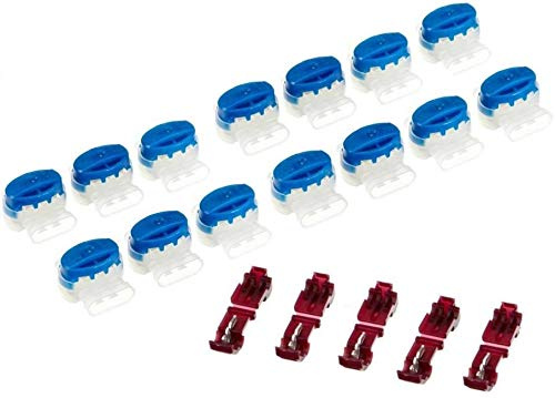 Genisys 15 Kabel Verbinder + 5 Anschlussklemmen kompatibel für Viking iMow ® MI 422 422 P - Original 3M