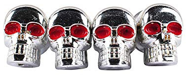 Emowpe Totenkopf Schrauben Motorrad, 4PCS Kennzeichenhalter Kennzeichenhalterung Nummernschild Kennzeichen Schrauben für Motorrad
