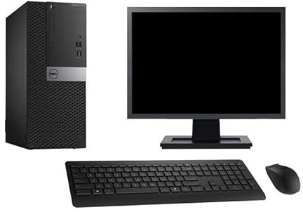 Dell PC Tour 3040 - Pantalla de 27 i3-6100 RAM de 16 GB, disco duro de 1 TB, HDMI, Windows 10 WiFi (reacondicionado)