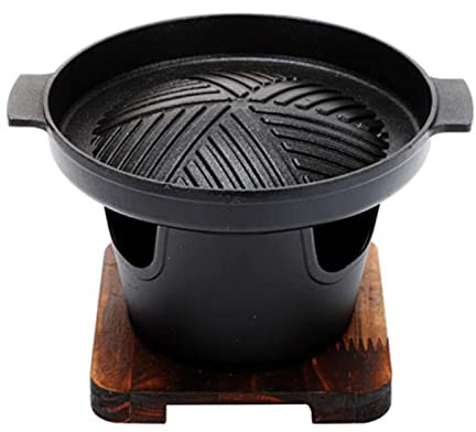 WXHN Griglia per Barbecue Senza Fumo per Uso Domestico Resistente al Calore per Interni Carni Fai-da-Te Griglia per Barbecue Campeggio all'aperto Picnic Mini BBQ Grill