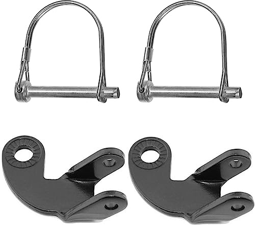 Fahrradanhänger Kupplung 2 Stücke Fahrrad Anhängerkupplung, Anhängerkupplung mit Sicherungsstift für Qeridoo Modell Kinderkarren, Hundeanhänger, Haustierkarren, Lebensmittelkarren