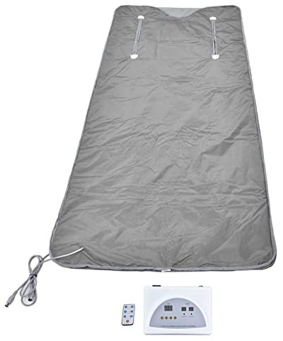 Infrared Sauna Blanket for Detox Your Body and Mind,Exercise Recovery,Home Relaxation,Portable Sauna Blanket,Digital Heat Spa Blanket-Home Sauna,70.9 x 31.5 x 0.8in(UK) (UK)