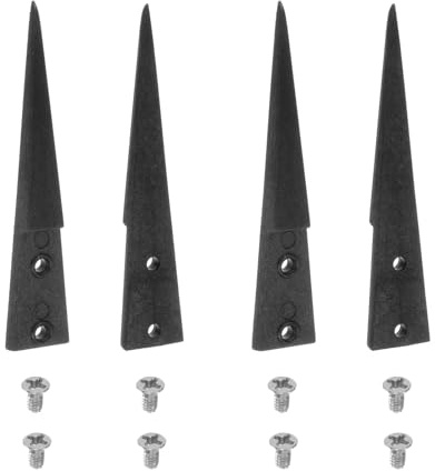 QUARKZMAN 2 Paar austauschbare keramische Pinzettenspitzen 1,6 Länge Kohlefaser gerade spitze Köpfe hitzebeständige nichtleitende Spitze für keramische Pinzetten, schwarz