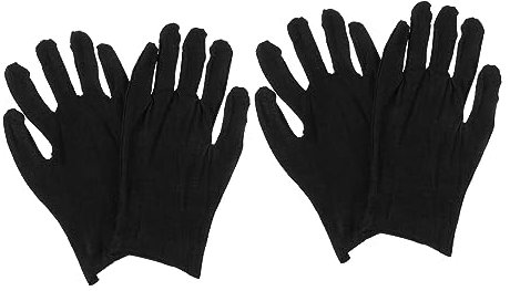 KONTONTY 24paare Baumwollhandschuhe Für Arbeitsschutz Handschuhe Aus Strapazierfähigem Material Zum Schutz Vor Schnitten Und Kerben Für Gartenarbeit Und Alltagsgebrauch
