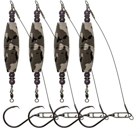 Catfishing Float Rig with Flexible Swivel Promote Smooth Casting (gray)