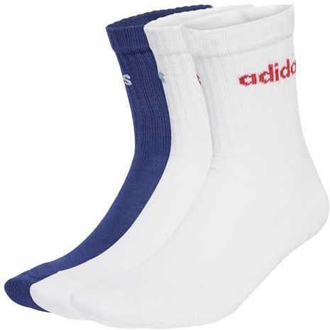 adidas Linear Crew Cushioned Socks 3 Pairs