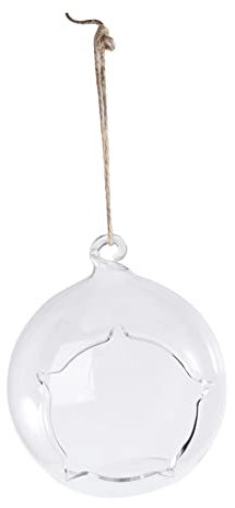 Yardenfun Pflanzen-hängeflasche Landschafts-glasvase 10 cm Durchmesser Für Dekoration