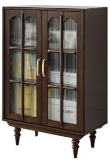 HPTHLY Aparador De Madera Maciza para Bebidas, Vinoteca, Retro, con Doble Puerta, para Sala De Estar, Mueble Decorativo, Mueble Auxiliar De Cocina, Mueble De Almacena