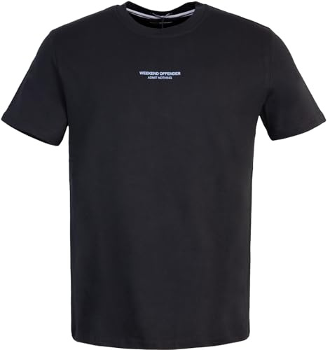 Weekend Offender Millergrove T-Shirt (DE/NL/SE/PL, Alphanumerisch, XL, Regular, Regular, Black Blue)