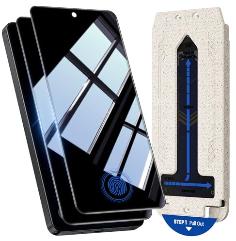 Hoerrye Skärmskydd för Samsung Galaxy S26 Ultra Privacy – 9H härdat glas, kompatibelt med fodral, 25° anti-spion [bubbelfri, automatisk dammborttagning] [splittersäkert