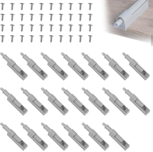 20 Stück Softclose Nachrüsten,Schranktür Dämpfer,Möbetürdämpfer,Ürdämpfer Gegen Knallende Türen,Push To Open Türöffner,Dämpfer Für Schranktüren,Für Küchenschrank Türdämpfer