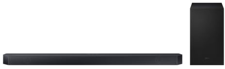 Samsung HW-Q610GH / Q600H Q-Series 3.1.2-Kanal Surround-Soundbar für TVs, Kabelloser 6.5-Dual-Subwoofer, Kabelloses Dolby Atmos, Q-Symphony, Game Mode Pro für 3D-Gaming-Sound, Alexa