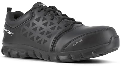 Reebok Rb4043 Sublite Cushion Work Safety Athletic Alloy Toe Shoe Navy Trabajo y seguridadHombre