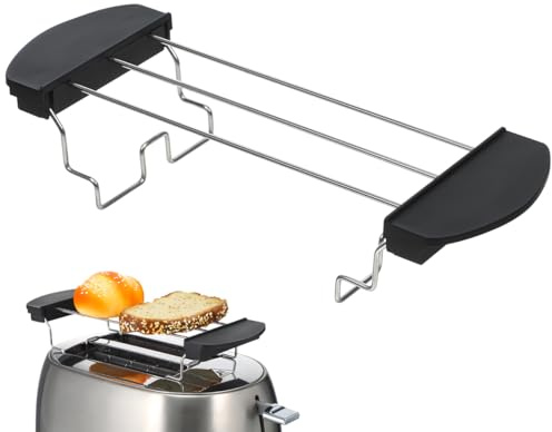Angoily Rack per Toast in Acciaio Inossidabile Accessorio per Tostapane Facile da Pulire Lavabile in Lavastoviglie per Pane E Croccantezza in Cucina