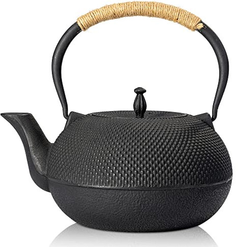 suyika Théière japonaise en fonte avec infuseur en acier inoxydable 1800 ml