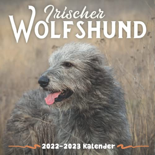 Irischer Wolfshund Kalender 2022-2023: 24-Monats-Kalender von Januar 2022 bis Dezember 2023. Platz für Notizen. Es ist ein perfektes Geschenk für einen geliebten Menschen