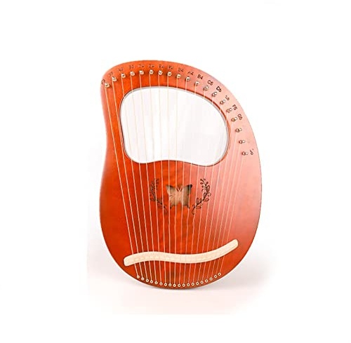 Lyre Harfe Lyre Harp 19 Strings Lyra Harp Strings Musical Mahagoni Holz (Color : 05)