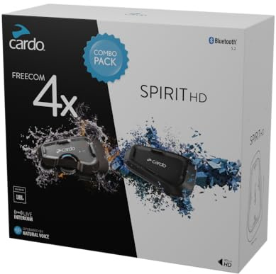 Cardo FREECOM 4X & SPIRIT HD BUNDLE